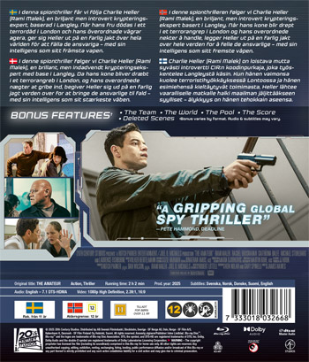THE AMATEUR - Blu-ray